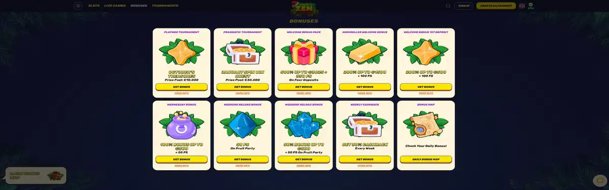 Casino bonuses